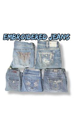 Embroidered Jeans