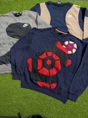 Upcycle Nike patchwork sweatshirt