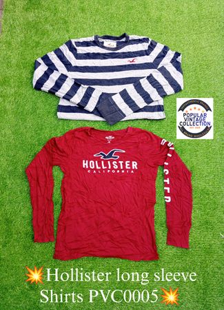 💥Hollister T Shirts Long sleeve PVC0005💥
