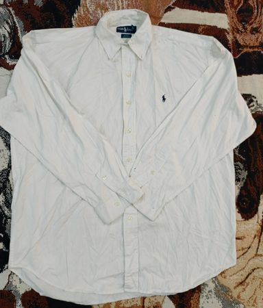 POLO RALPH LAUREN BUTTON DOWN WHITE MEN'S SHIRTS 15PCS