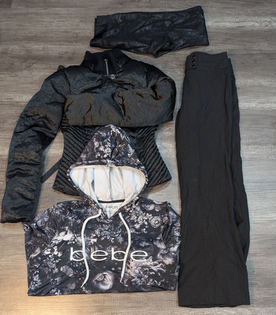 1726 - Bebe Dress, pantaloni, pantaloni, felpe e giacche