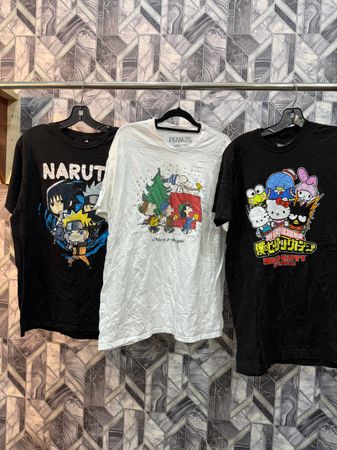 Camisas de Algodão Estampadas com Desenhos Animados Vintage AVG-0066