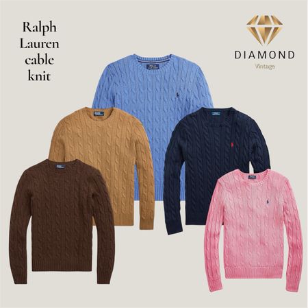 Pulls en maille torsadée Ralph Lauren (B#1)