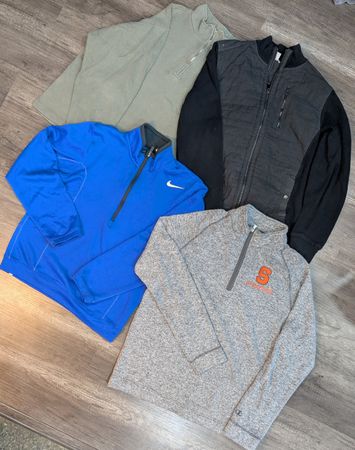1730 - Champion、Nike、Calvin Klein 1/4ジッパーおよびフルジップセーター
