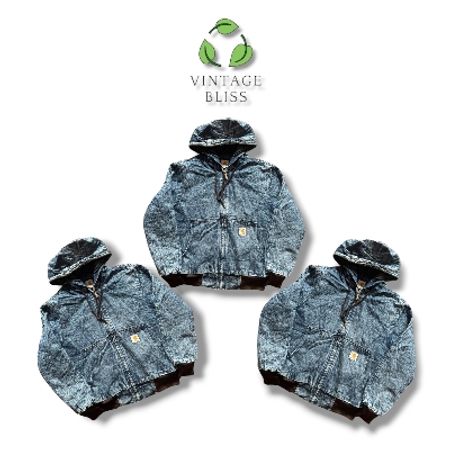 Chaquetas de mezclilla lavadas estilo Rework de Carhartt