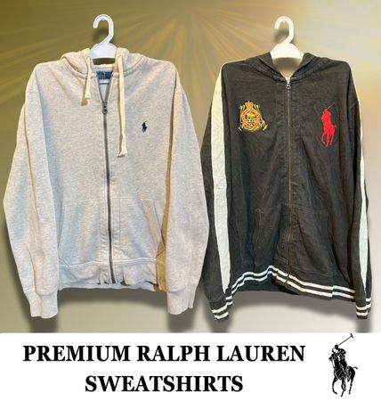 Premium Ralph Lauren Sweatshirts including Big Pony