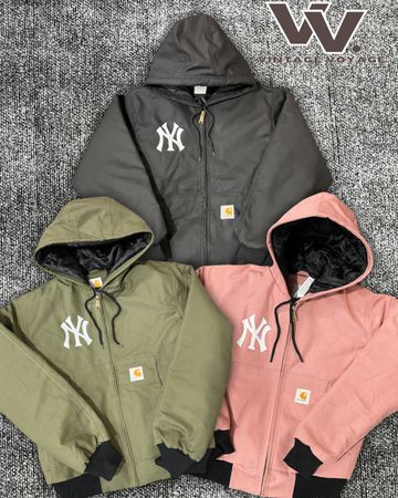 Carhartt x Yankees estilo modificado mezcla de color chaquetas activas #2912