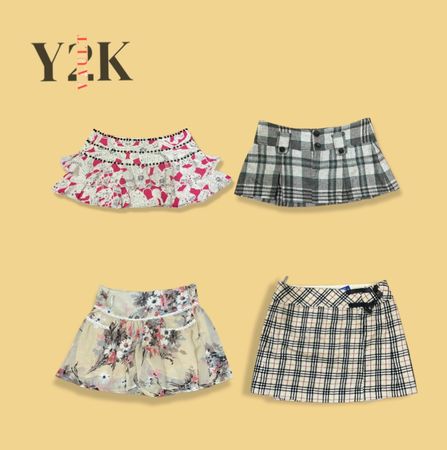 Y2K Mini Skirt Era (Yv-552)