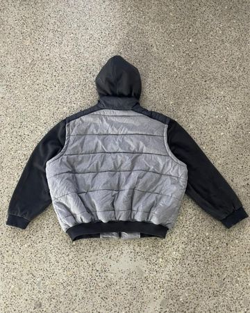 Giacca Puffer ibrida Upcycled con Cappuccio