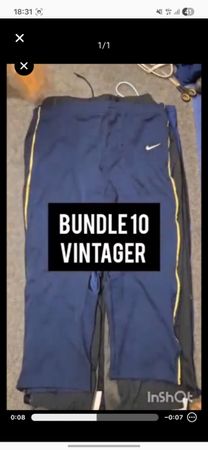 Pantalones de chándal Nike seleccionados a mano personalizados