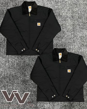 Carhartt umgearbeiteter Stil schwarze Farbtaste Detroit Jacken #2912
