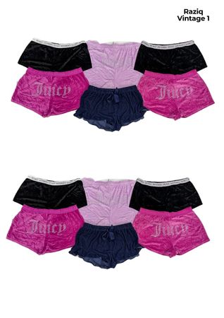 💥 RV1546 Victoria Secrets & Juicy Couture Velour Shorts