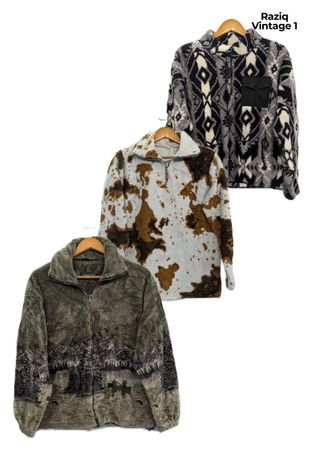 💥 RV1547 Crazy Zipper Fleece Jackets