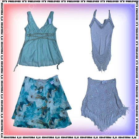 Conjunto de Netas Costa - Blusas, Vestidos, Saias (SS-1781)