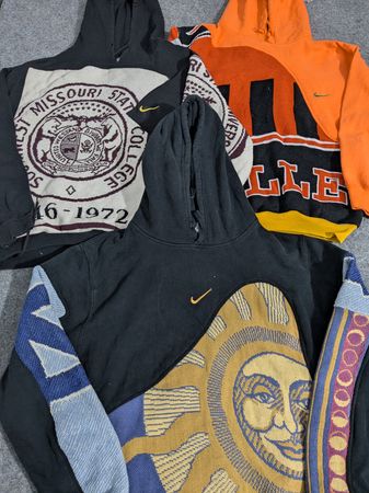 Upcycle Tapestry Nike Hoodie