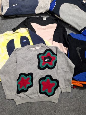Upcycle Nike patchwork Jumpers
