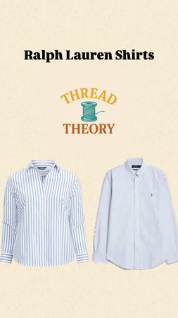 Raph Lauren Button-down shirts (90% Plain and Stripes)