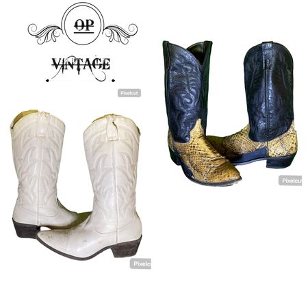 Op vintage 134 western Branded Cowboy Boots