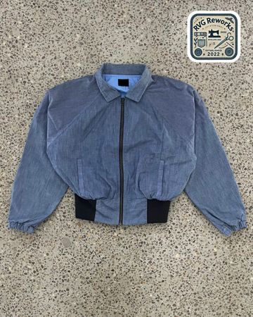 Veste bomber courte upcyclée