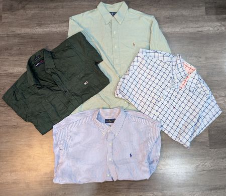 1758 - Ralph Lauren, Tommy Hilfiger Half & Long Sleeves Shirts