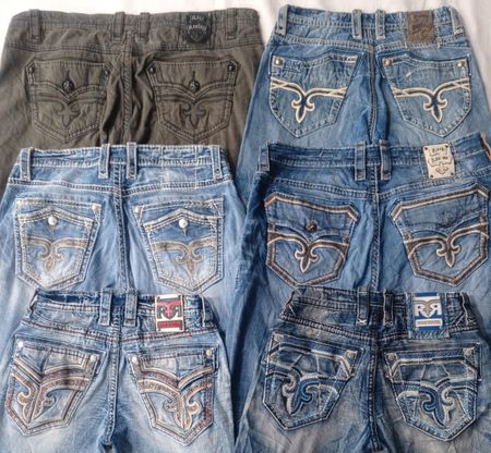 CR5750 Vintage Rock Revival Men’s Jeans