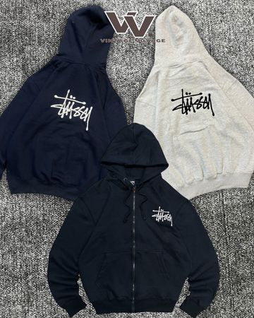 Stussy reworked style mix colour zipper hoodies #3012