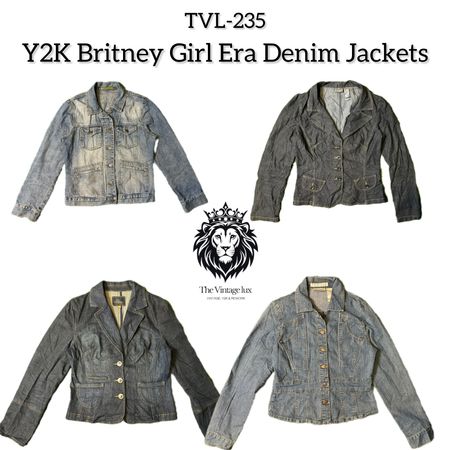 Chaquetas de mezclilla de la Era Britney Girl Y2K (TVL-235)