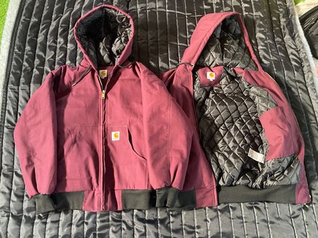 Carhartt rework style hoodie jacket