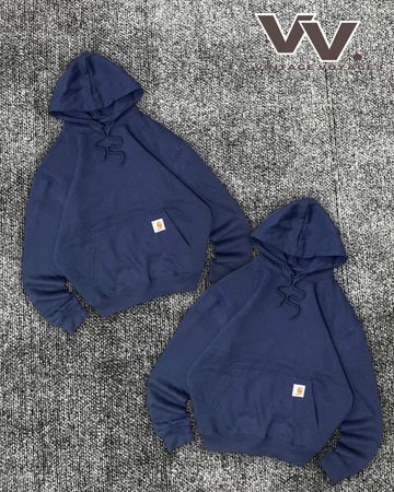 Carhartt reworked style navy colour pullover hoodies #3012