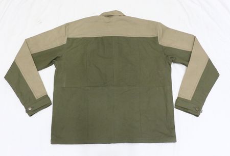 CR1091  Upcycled Two-Tone Utility Zip Jacket