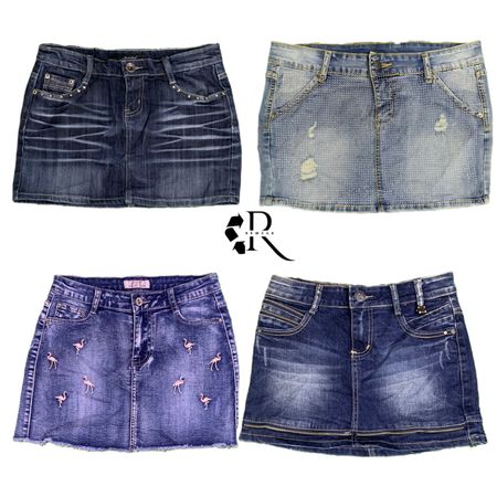 Y2K IT GIRL DENIM MINI SKIRTS RW-1418