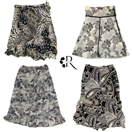 Y2K London Night Grunge Maxi Skirts Rw-1420