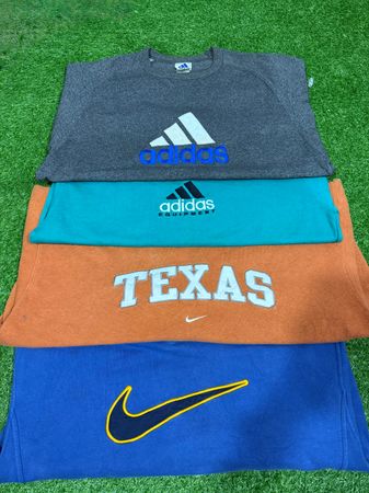 Nike addidas vintage sweatshirts
