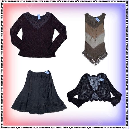 Gemütliches Mädchen-Winter-Set - Tops, Kleider, Röcke (SS-1786)