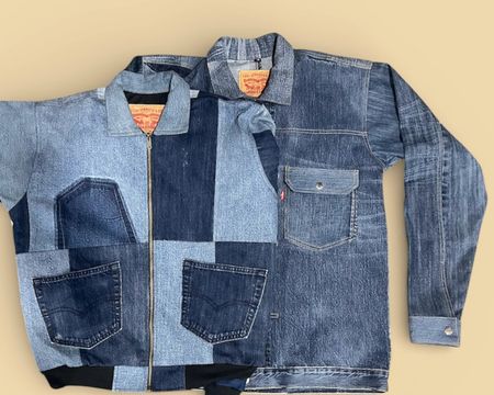 Fs-52 Upcycled Levi’s denim patch and denim jacket