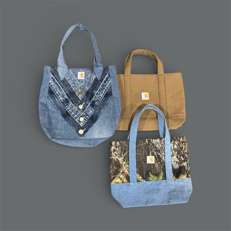 Fs-55 Upcycled Carharrt denim tote bag