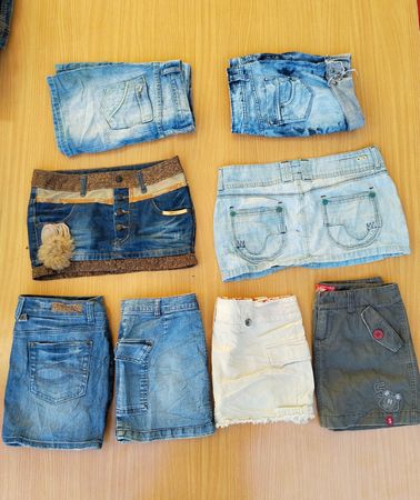 TRF DENIM AND OTHER MINI SKIRTS (MSK-142)
