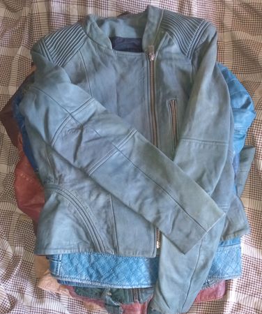 Veste de biker en cuir classique