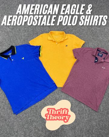 Camisas Polo de American Eagle y Aeropostale - (31/12)
