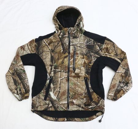 CR1094 Upcycled Camo/RealTree Hooded Jacket