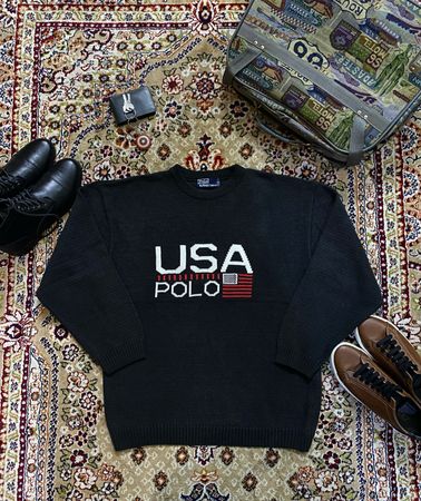 Ralph Lauren Premium Flag Sweaters | R-57