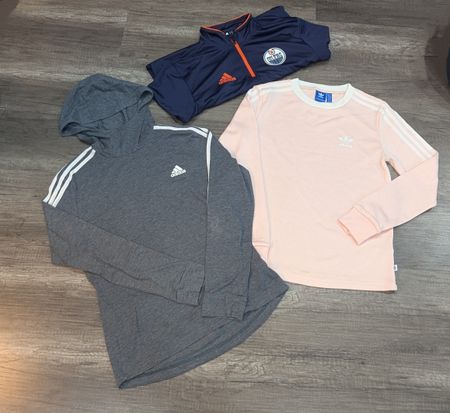 1833 - Adidas ¼ Zip, Hoodies & Long Sleeves T-Shirts