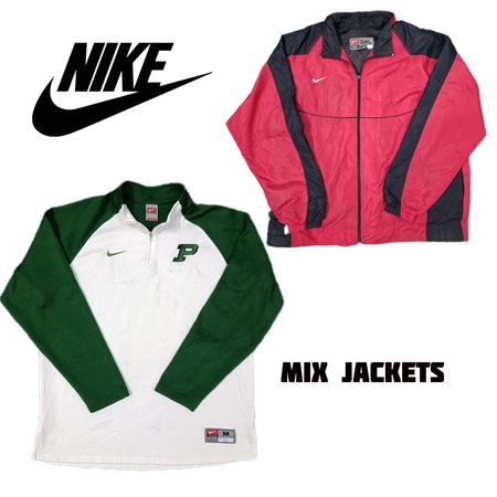 Chaquetas vintage Nike mix — calidez retro directa