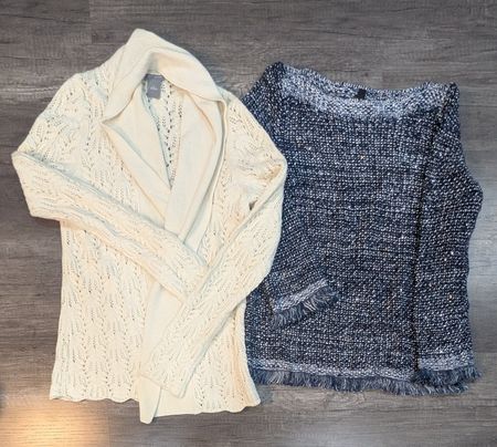 1846 - Ann Taylor Cardigan, Zip High Neck & Sweaters