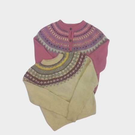 Y2K Fair Isle knitwear