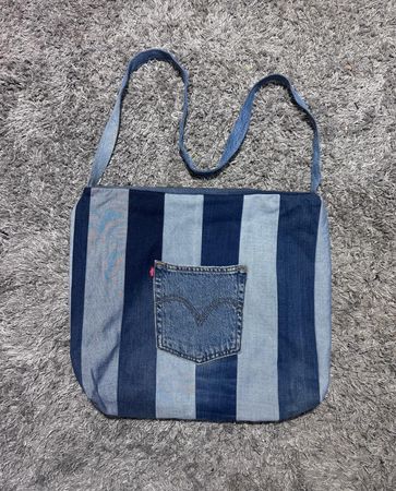 Upcycled Levi’s Multipatch Denim bags