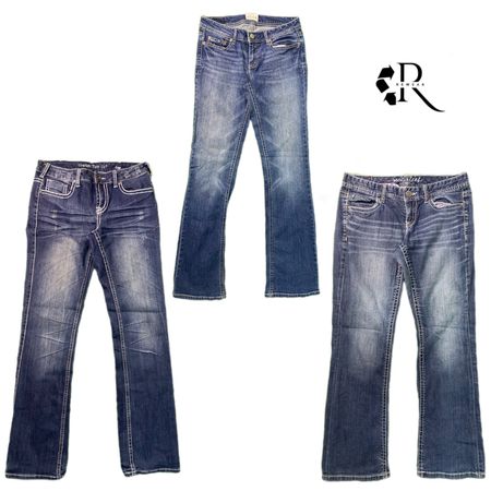 Y2K Paris Hilton Girls low Ris Denim Jeans RW-1436