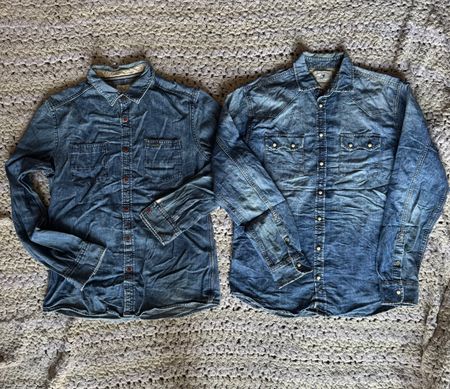 Denim Unbranded Shirt  15 pieces