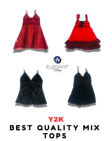 Y2K Best Quality Mix Tops - EV1744