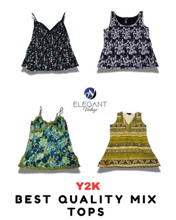 Y2K Best Quality Mix Tops - EV1748